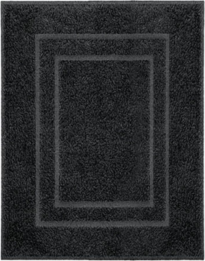 Kleine Wolke Douchemat Plaza zwart 60x 80 cm