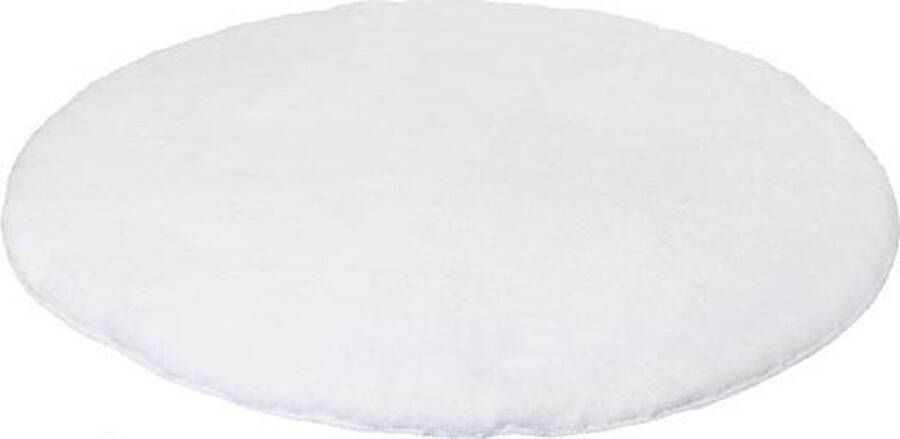 Kleine Wolke Badmat Relax ovaal Wit 100cm rond