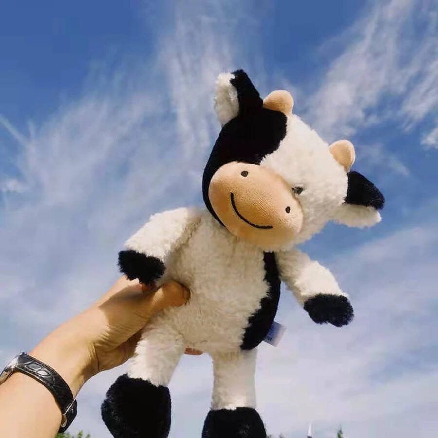 Klikkopers 30 cm Knuffel Koe Knuffel Kawaai Kussen Kawaii Knuffel