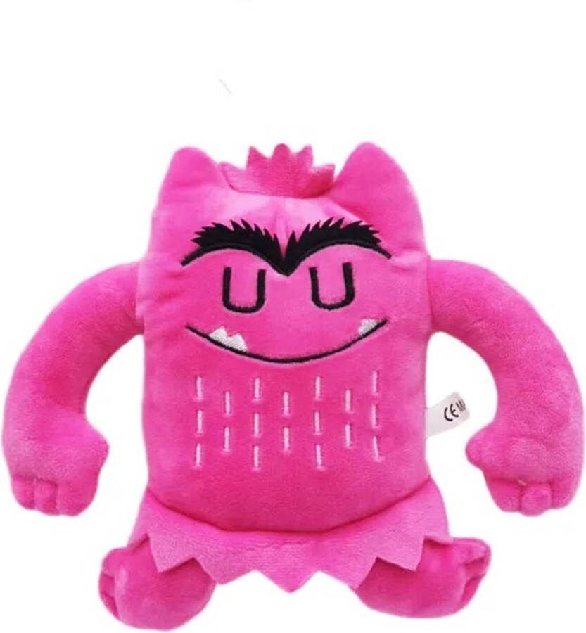Klikkopers Monster Mood Knuffel Emotie Knuffel 15cm Kawaii Knuffel Kawaii Kussen EmotieKnuffel Roze