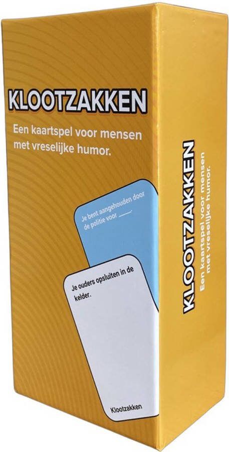 Klootzakken Nederlands Kaartspel Partyspel Familiespel Gezelschapsspel