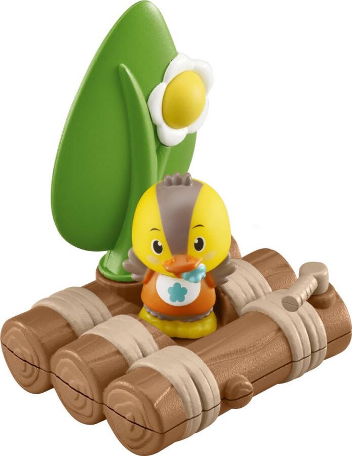 Klorofil Het Lichtgevende Vlot Speelset Interactief Kinderspeelgoed Met figuur uit de Ducky familie van eenden Vanaf 1.5 jaar 2-Delig Kunststof