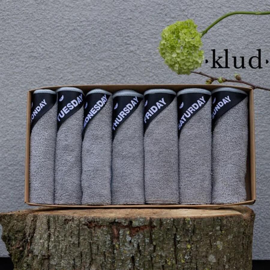 Klud Microvezel Vaatdoekjes Set van 7 Grijs (zonder cadeauverpakking)