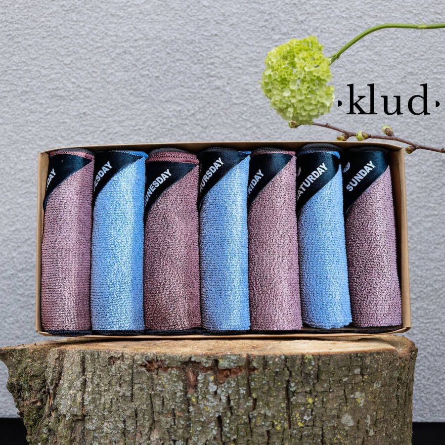 Klud Mauve & Dusty vaatdoekjes & microvezeldoekjes