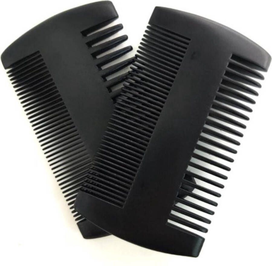 Knaak Baardkam zwart Beard Comb Vintage Sandelhout Baardkam Vaderdag Cadeaus