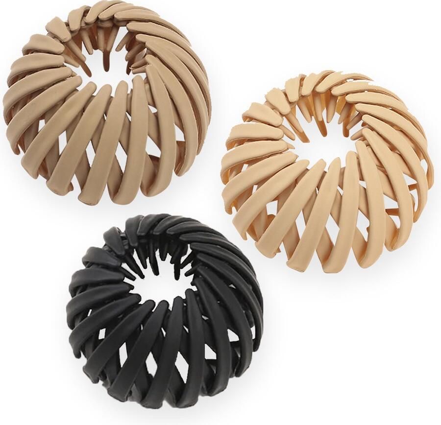 Knaak Anti Klit Haarclips Premium 3 Stuks Haarklemmen Dames Haarklem Groot