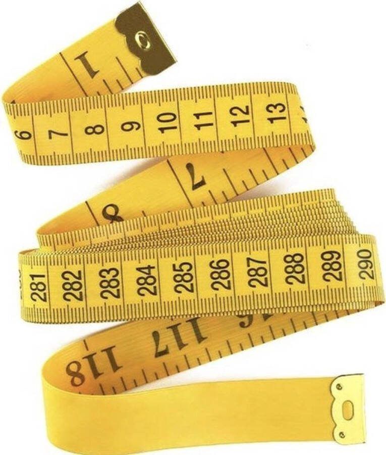 Knaak Meetlint 3 M Geel Omtrekmeter Lichaam Rolmaat