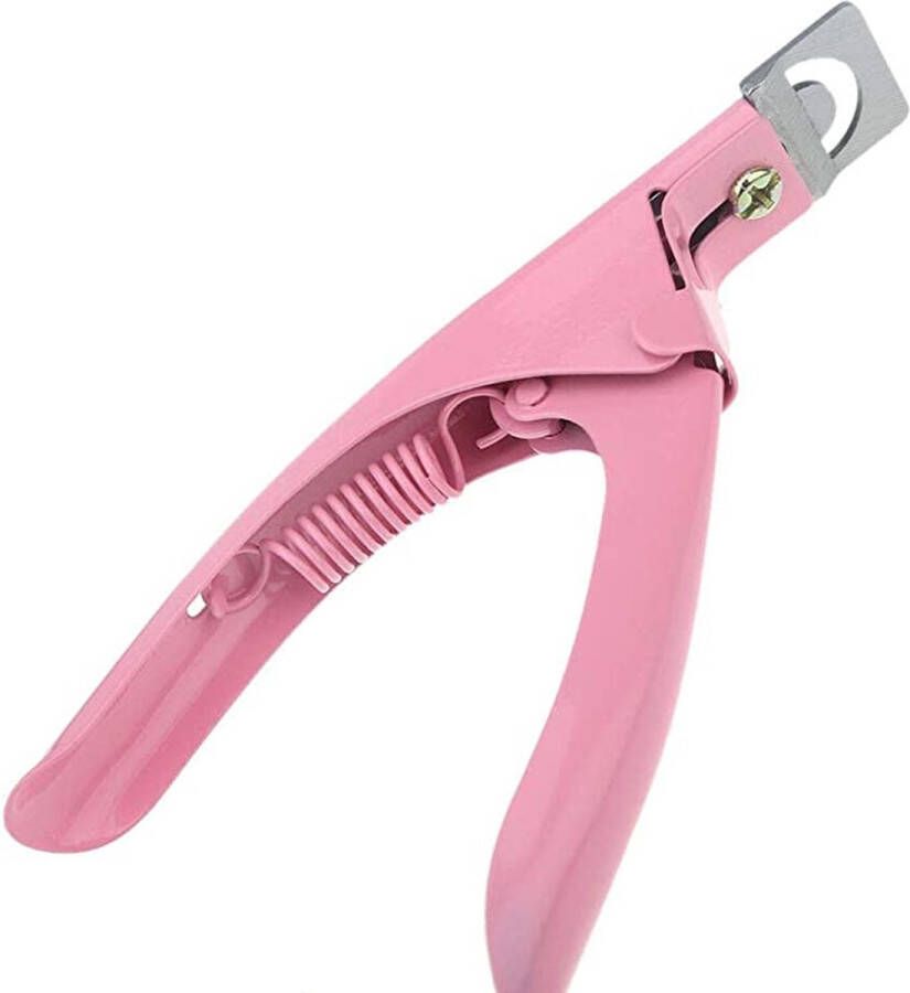 Knaak Nageltip Knipper Roze Nagelknipper kunstnagels French Manicure Tip Cutter