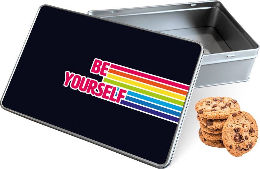 Knaldeals.com Koektrommel Be Yourself Rechthoek Bewaarblik 20x13x5 cm