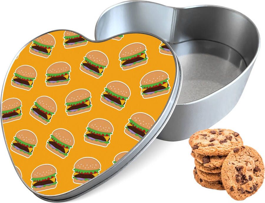 Knaldeals.com Koektrommel Burgers Hart Bewaarblik 14x15x5 cm