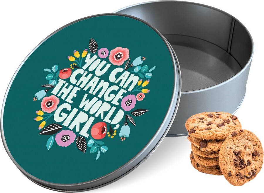 Knaldeals.com Koektrommel Girly Rond Bewaarblik 15x15x5 cm