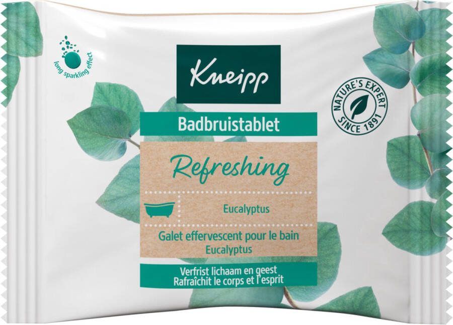Kneipp 12x Badbruistablet Eucalytus 80 gram