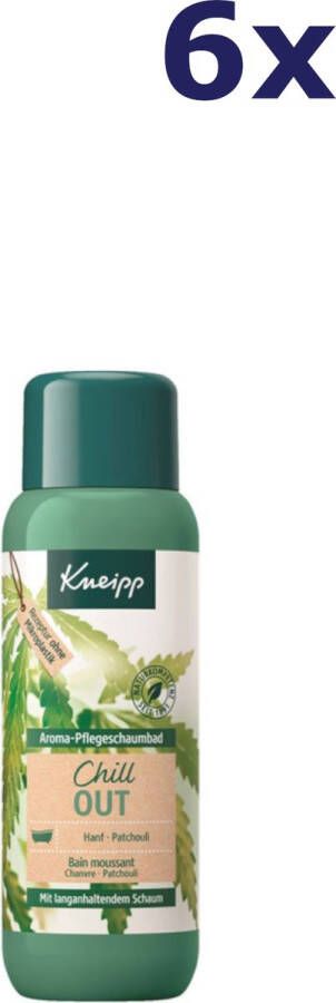 Kneipp 6x Aroma badschuim 400ml Chill Out