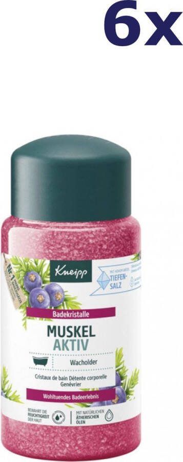 Kneipp 6x badkristallen 720g Muskel aktiv