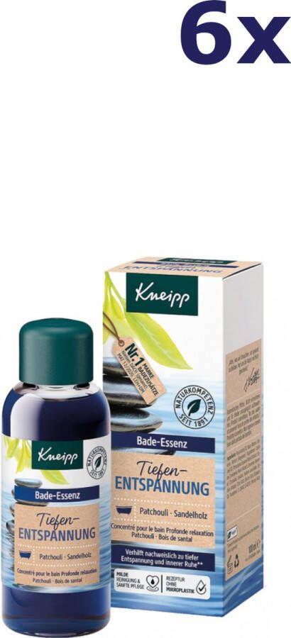 Kneipp 6x badolie 100ml deep-relaxation