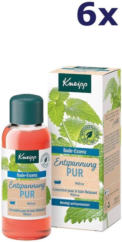 Kneipp 6x badolie pure ontspanning 100ML
