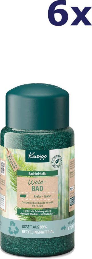 Kneipp 6x badzout 600g Forest Bath Pine & Fir