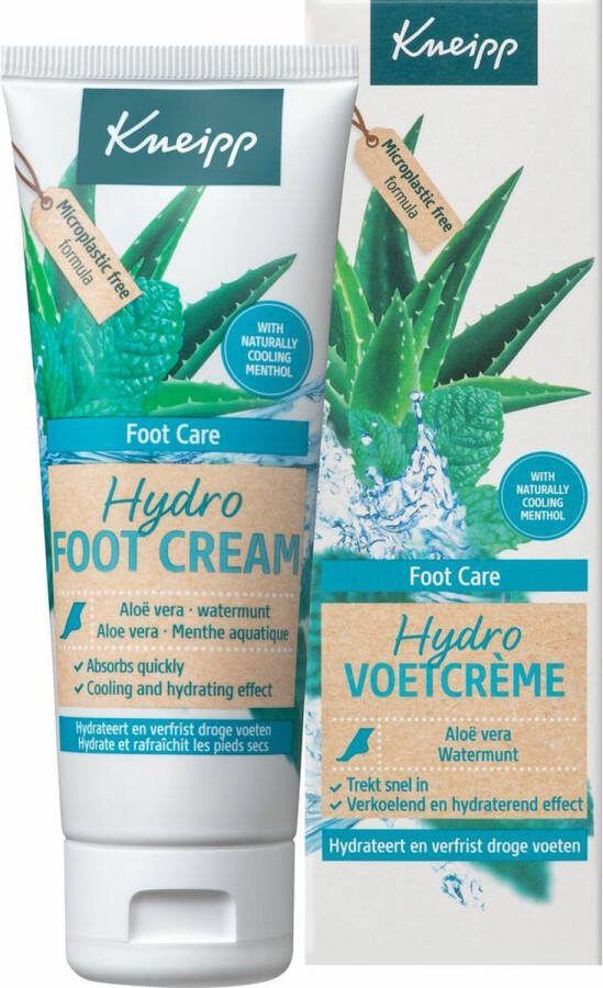 Kneipp 6x Voetcrème Hydro 75 ml
