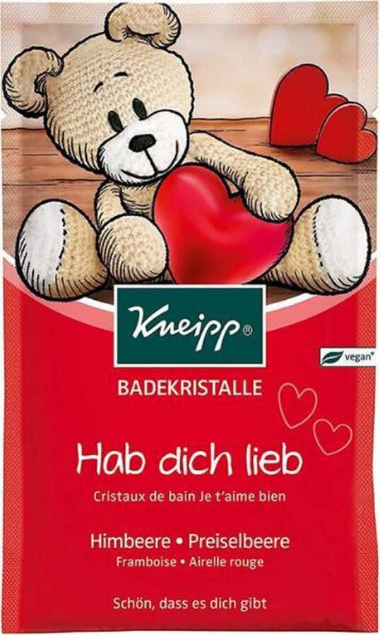 Kneipp bad kristallen Hab Dich Lieb (60 g)