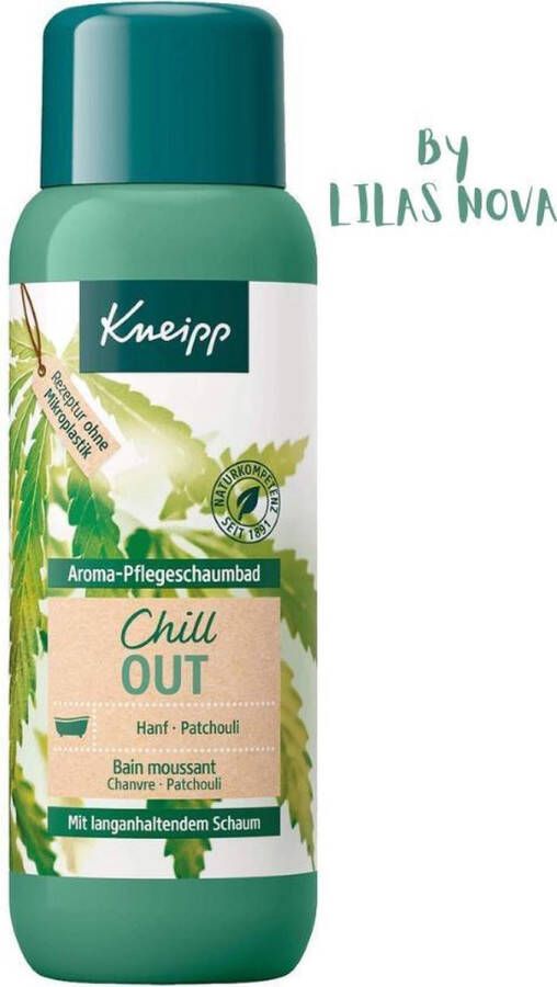 Kneipp Aroma Chill Out badschuim 400ml Hanf & Patchouli Hennep & Patchouli