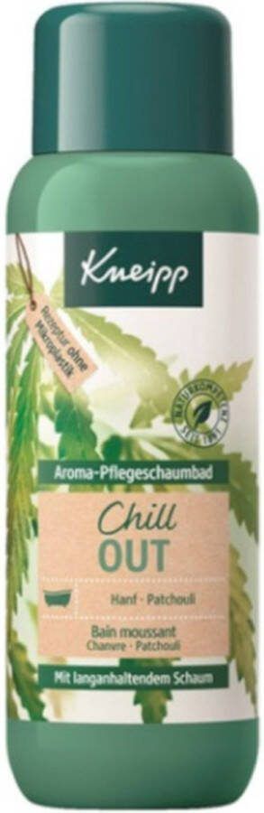 Kneipp Badschuim Chill Out 400 ml Schaumbad Hanf & Patchouli Hennep & Patchouli Natuurlijke Hennepolie & Patchouli olie