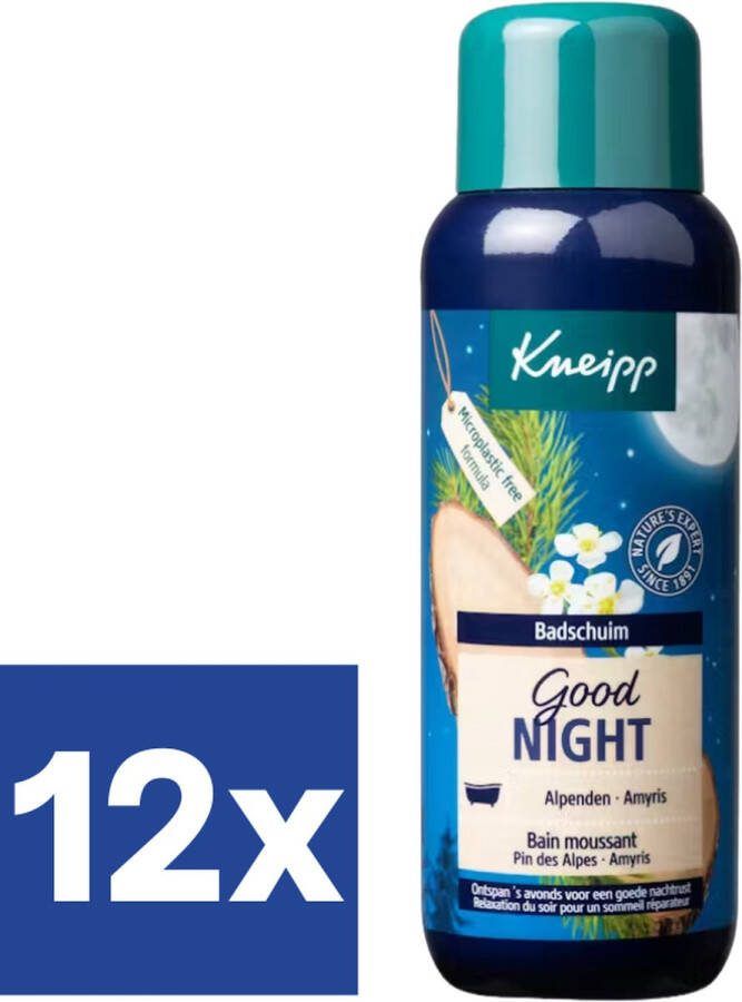 Kneipp Badschuim Good Night 12 x 100 ml