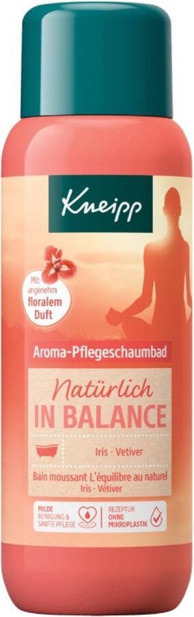 Kneipp Badschuim Natuurlijk In Balans Iris & Vetiver 400 ml Natürlich In Balance Body & Mind Balance Met iris-extract & etherische vetiver olie