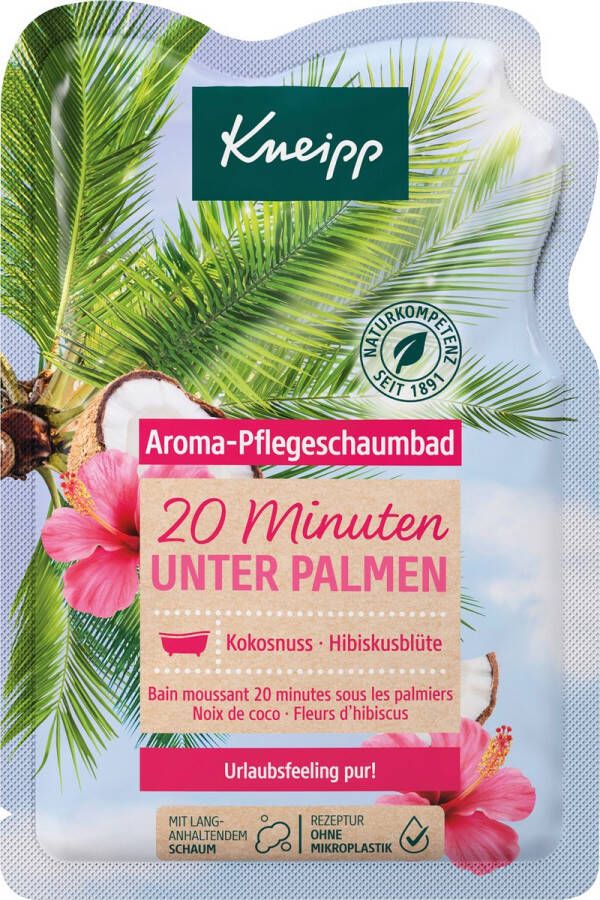 Kneipp Badschuim Onder palmbomen 50 ml met kokosnoot & hibiscus