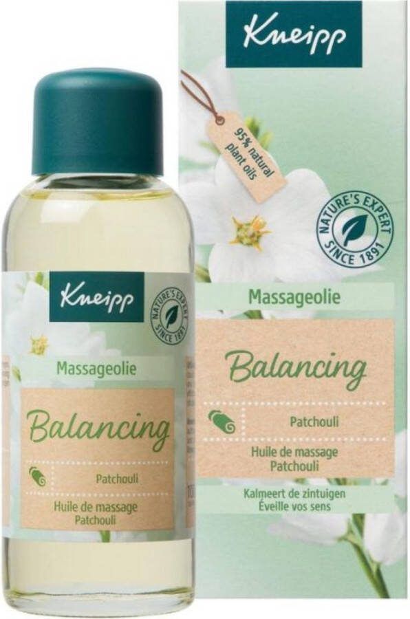 Kneipp Balancing Massageolie Patchouli Zachte en soepele huid 1 st 100 ml