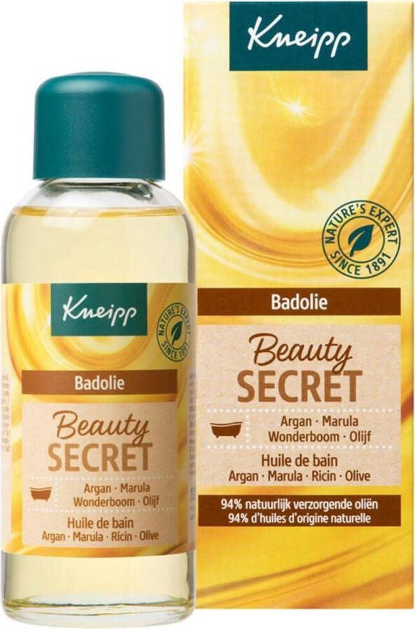 Kneipp Beauty Secret Badolie Alle huidtypen Vegan Dierproefvrij Voedend effect 1 st 100 ml
