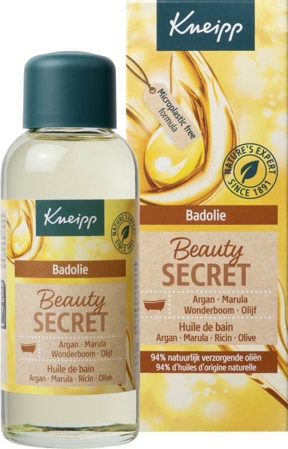 Kneipp Beauty Secret Badolie Alle huidtypen Vegan Dierproefvrij Voedend effect 1 st 100 ml