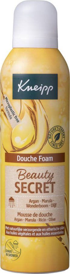 Kneipp Beauty Secret Douche Foam Douche schuim Vegan 1 st 200 ml