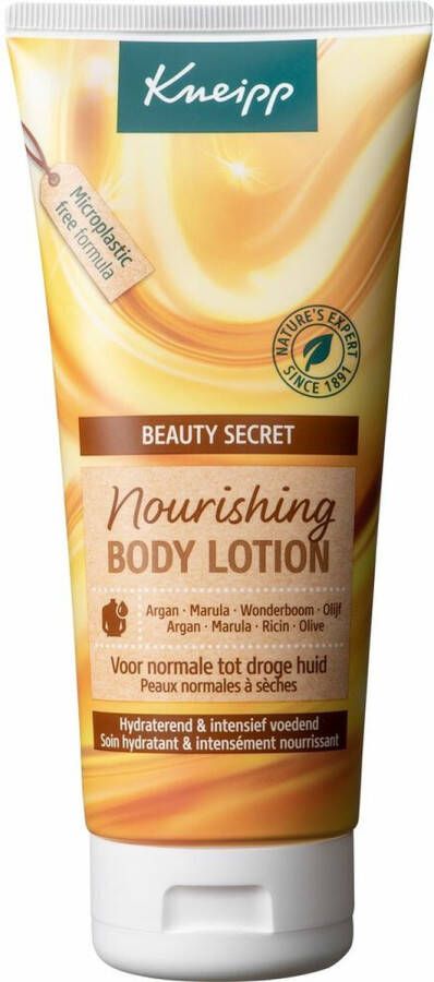 Kneipp Beauty Secret Nourishing Body Lotion Normale tot droge huid Vegan 1 st 200 ml