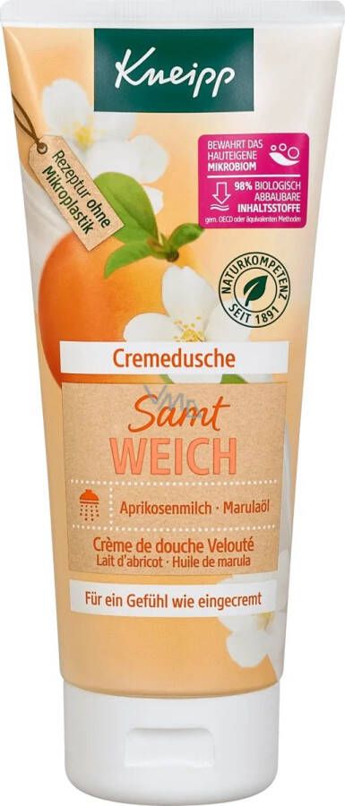 Kneipp Crèmedouche Samt weich Crème de douche Velouté As Soft As Velvet Shower Gel 200ml