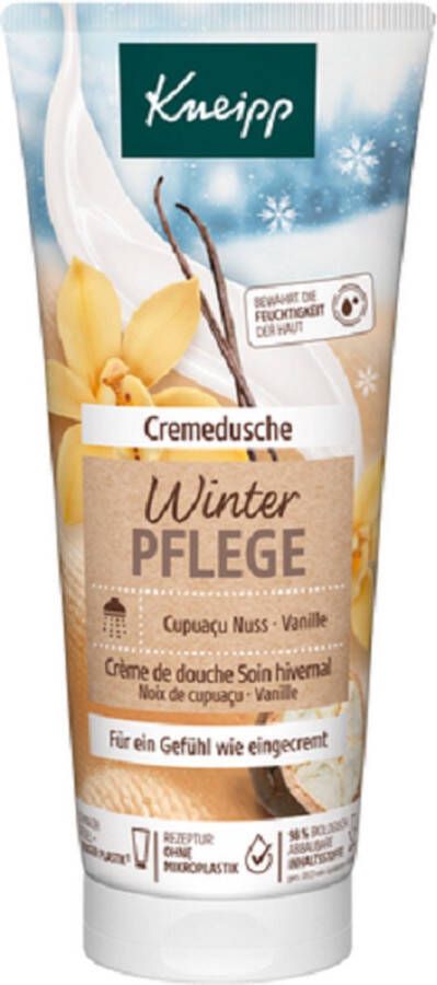 Kneipp Crèmedouche Winterpflege Winterverzorging 200 ml Met Cupacu noten & Vanille Douchecrème Douchegel