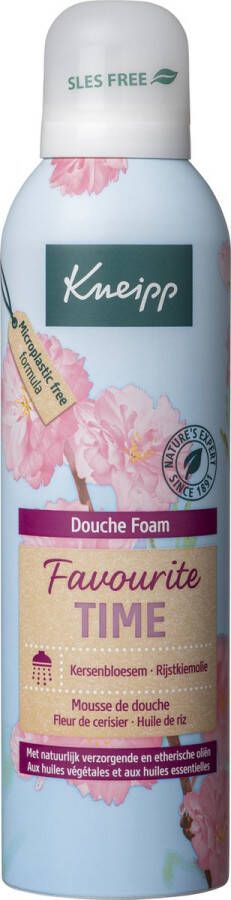 Kneipp Favourite Time Douche foam Douche schuim Met kersenbloesemextract 1 st 200 ml