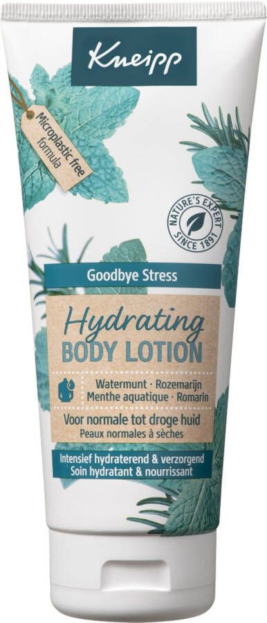 Kneipp Goodbye Stress Body lotion Hydrating Watermunt en Rozemarijn Geschikt voor alle huidtypen Vegan 1 st 200 ml
