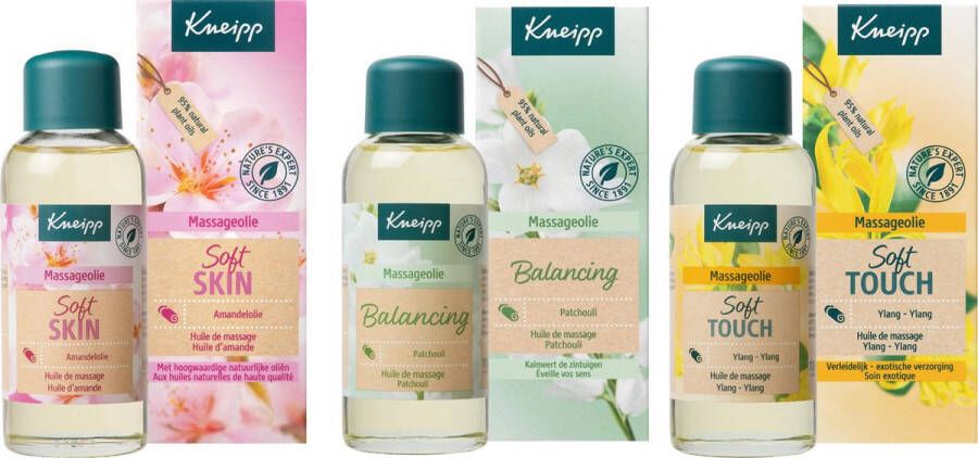 Kneipp Massageolie Soft Skin Soft Touch & Balancing Cadeauset