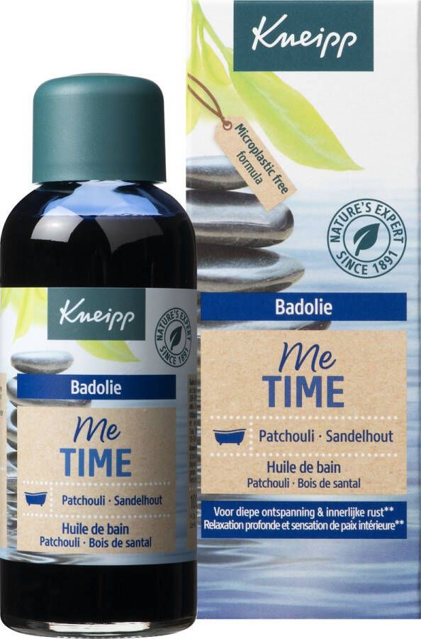 Kneipp Me-Time Badolie Patchouli en Sandelhout Rust en ontspanning Vegan 1 st 100 ml