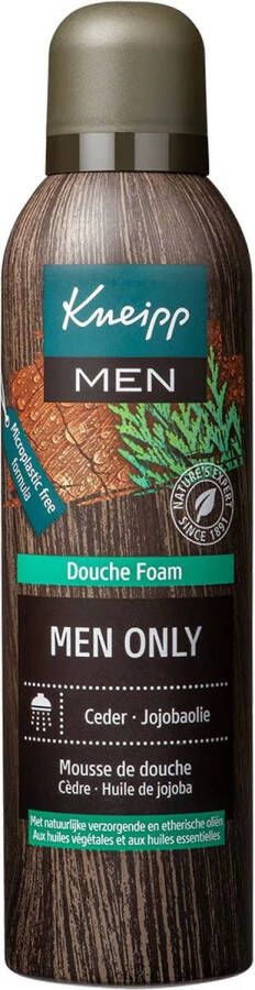 Kneipp Men Kick Start Douche foam Douche schuim Ceder en Jojobaolie Romig schuim Vegan 200 ml