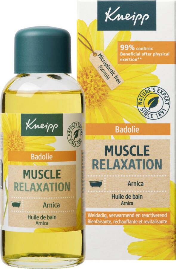 Kneipp Muscle Relaxation Arnica Active Badolie Spieren en gewrichten 1 st 100 ml