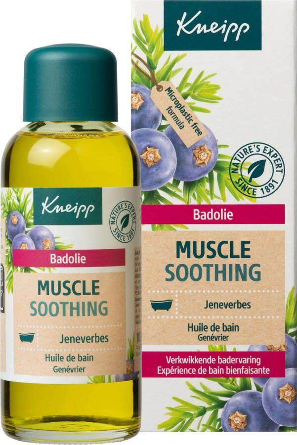 Kneipp Muscle Soothing Badolie Jeneverbes Verkwikkend voor de spieren Geschikt voor alle huidtypen Vegan 1 st 100 ml