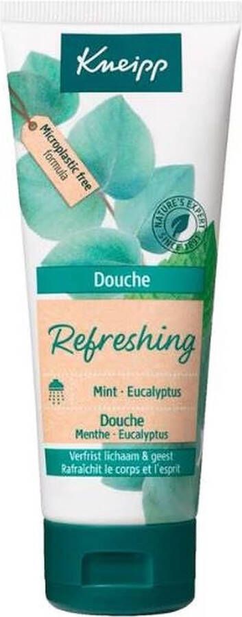 Kneipp Refreshing Mint Eucalyptus Douchegel Mini 8x75ml Voordeelverpakking