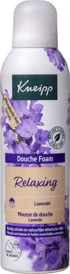Kneipp Relaxing Douche foam Douche schuim Met lavendelgeur Vegan 200 ml