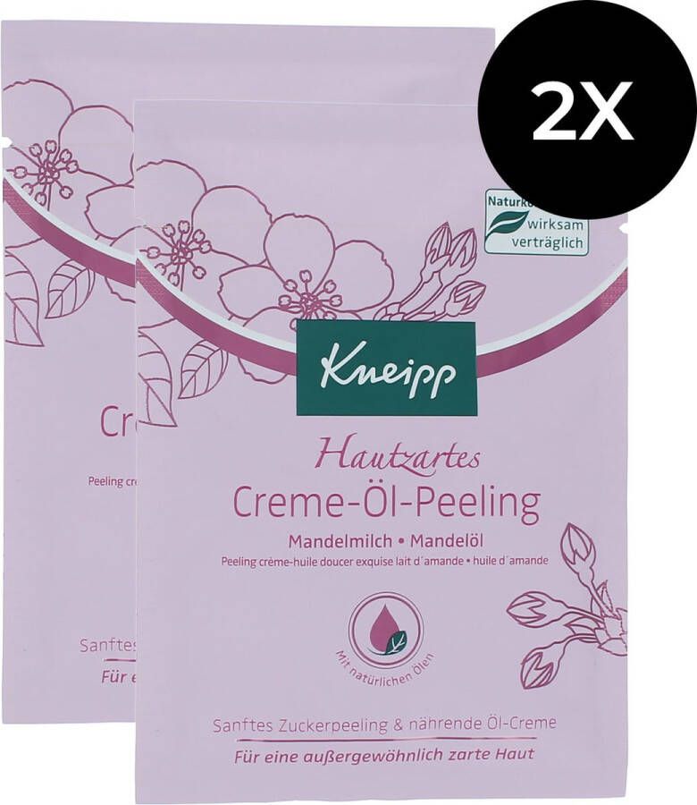 Kneipp Sensitive Skin Cream Oil Exfoliation 2 x 40 ml