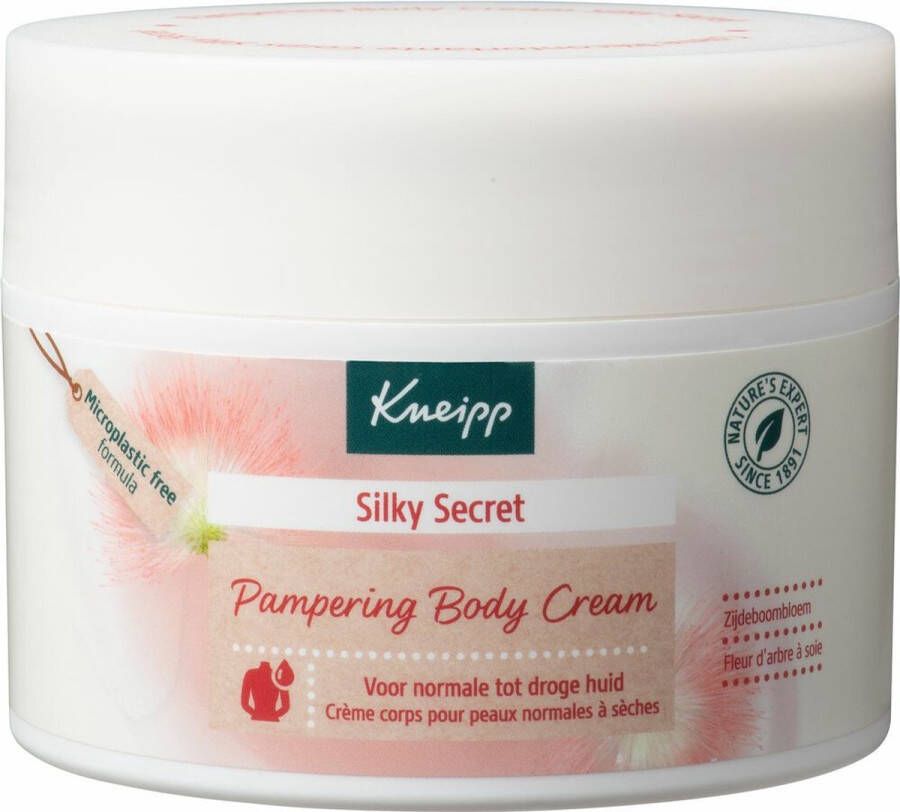 Kneipp Silky Secret Body crème Zijdeboombloesem Voor de normale tot droge huid 1 st 200 ml