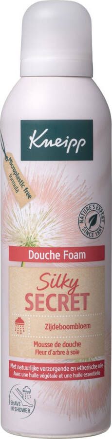 Kneipp Silky Secret Douche foam Douche schuim Zijdeboombloesem Zeepvrij Huidneutraal 1 st 200 ml