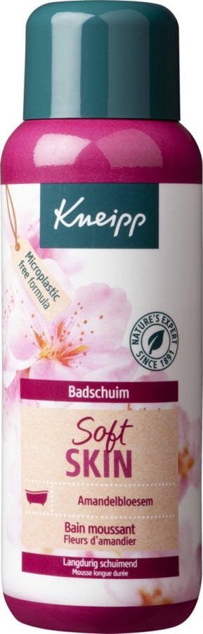 Kneipp Soft Skin Badschuim Amandelbloesem Vegan Voor de droge en gevoelige huid 1 st 400 ml