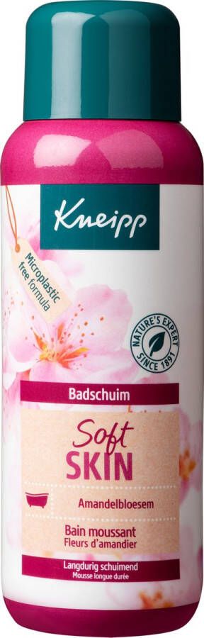 Kneipp Soft Skin Badschuim Amandelbloesem Vegan Voor de droge en gevoelige huid 1 st 400 ml