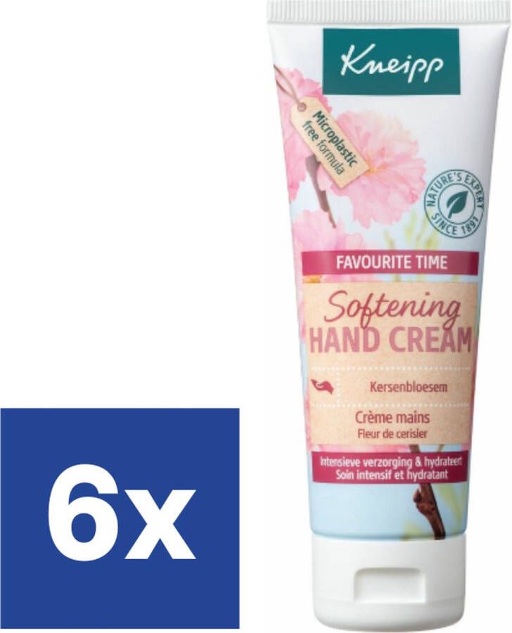 Kneipp Softening Handcrème 6 x 75 ml